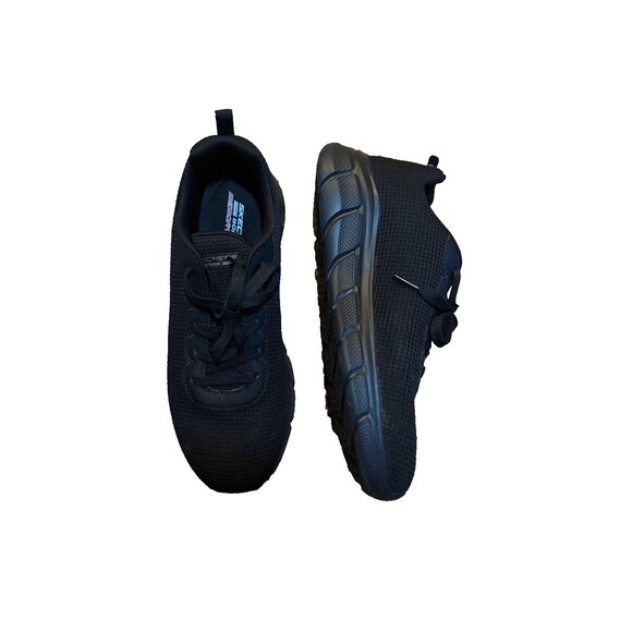 Skechers Sneaker Womens Size 10 Black Bobs B Flex Visionary Essence Knit Shoes - Picture 6 of 11